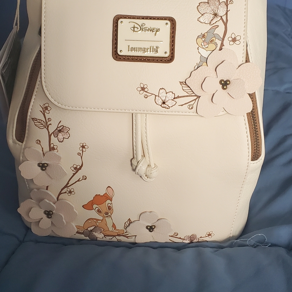 Brown and White Women's Bag